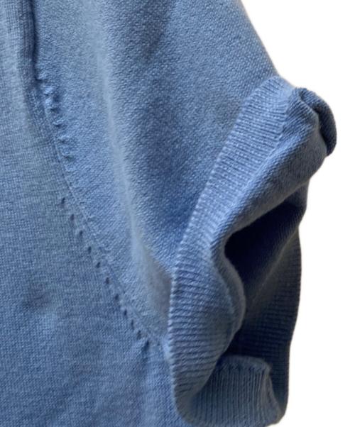 POLO RALPH LAUREN（ポロ・ラルフローレン）POLO RALPH LAUREN (ポロ・ラルフローレン) 半袖ニット ブルー サイズ:S 未使用品の古着・服飾アイテム