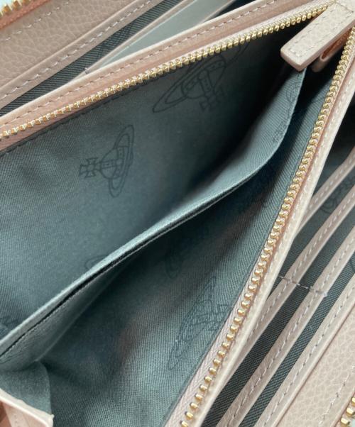 Vivienne Westwood（ヴィヴィアンウエストウッド）Vivienne Westwood (ヴィヴィアンウエストウッド) EXECUTIVE オーブデザインロングウォレット ピンクの古着・服飾アイテム