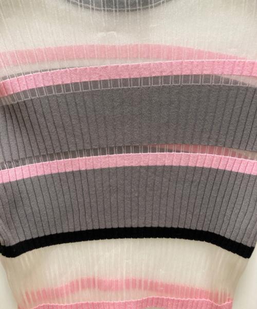 soduk（スドーク）soduk (スドーク) ブリーズ ニット トップ グレー サイズ:不明の古着・服飾アイテム