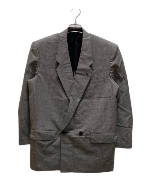 COMME des GARCONS HOMME（コムデギャルソン オム）COMME des GARCONS HOMME (コムデギャルソン オム) ヴィンテージウールテーラードジャケット ホワイト×ブラック サイズ:Sの古着・服飾アイテム