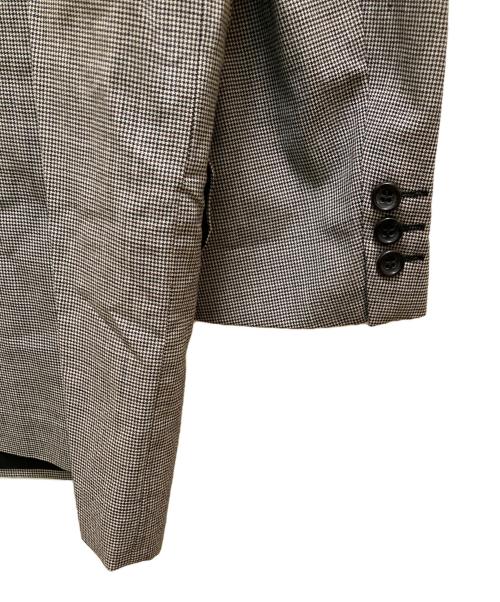 COMME des GARCONS HOMME（コムデギャルソン オム）COMME des GARCONS HOMME (コムデギャルソン オム) ヴィンテージウールテーラードジャケット ホワイト×ブラック サイズ:Sの古着・服飾アイテム