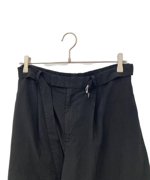 PUBLIC TOKYO（パブリックトウキョウ）PUBLIC TOKYO (パブリックトウキョウ) オーバーダイベルテッドパンツ ブラック サイズ:2の古着・服飾アイテム