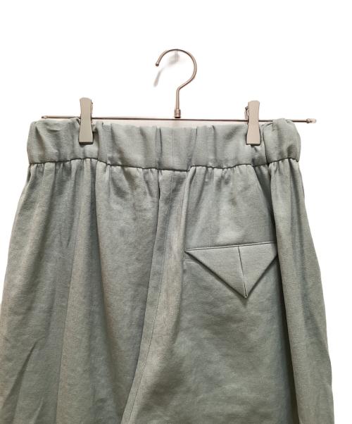 NO CONTROL AIR（ノーコントロールエアー）NO CONTROL AIR (ノーコントロールエアー) ポリエステルリネン裾タックパンツ ブルー サイズ:ｘｓの古着・服飾アイテム