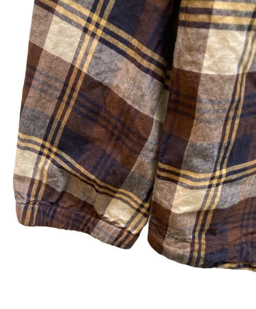 THE NORTHFACE PURPLELABEL（ザ・ノースフェイス パープルレーベル）THE NORTHFACE PURPLELABEL (ザ・ノースフェイス パープルレーベル) チェックパーカー ブラウン サイズ:Ｓの古着・服飾アイテム