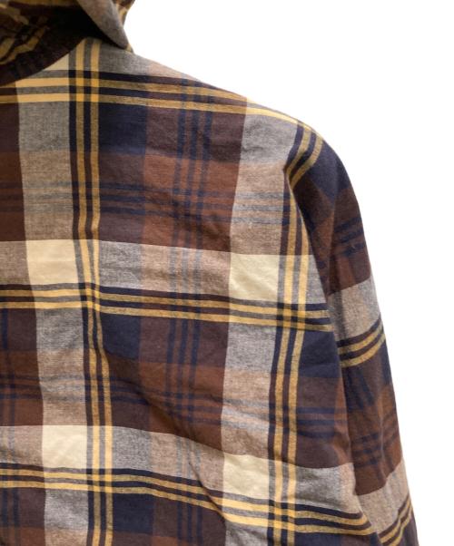 THE NORTHFACE PURPLELABEL（ザ・ノースフェイス パープルレーベル）THE NORTHFACE PURPLELABEL (ザ・ノースフェイス パープルレーベル) チェックパーカー ブラウン サイズ:Ｓの古着・服飾アイテム