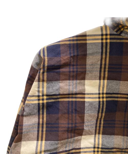 THE NORTHFACE PURPLELABEL（ザ・ノースフェイス パープルレーベル）THE NORTHFACE PURPLELABEL (ザ・ノースフェイス パープルレーベル) チェックパーカー ブラウン サイズ:Ｓの古着・服飾アイテム