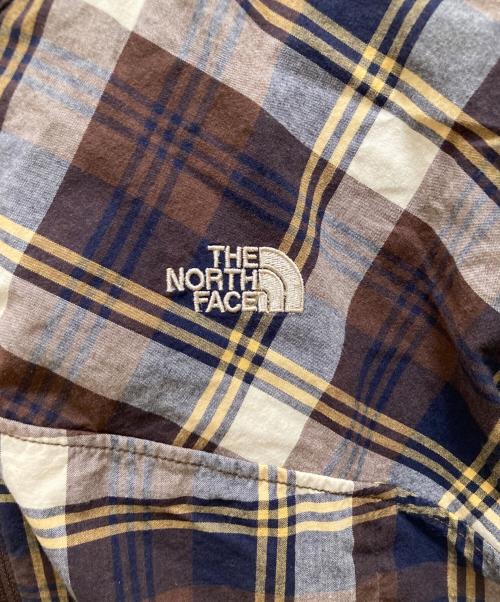 THE NORTHFACE PURPLELABEL（ザ・ノースフェイス パープルレーベル）THE NORTHFACE PURPLELABEL (ザ・ノースフェイス パープルレーベル) チェックパーカー ブラウン サイズ:Ｓの古着・服飾アイテム