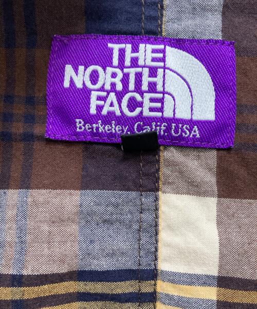 THE NORTHFACE PURPLELABEL（ザ・ノースフェイス パープルレーベル）THE NORTHFACE PURPLELABEL (ザ・ノースフェイス パープルレーベル) チェックパーカー ブラウン サイズ:Ｓの古着・服飾アイテム