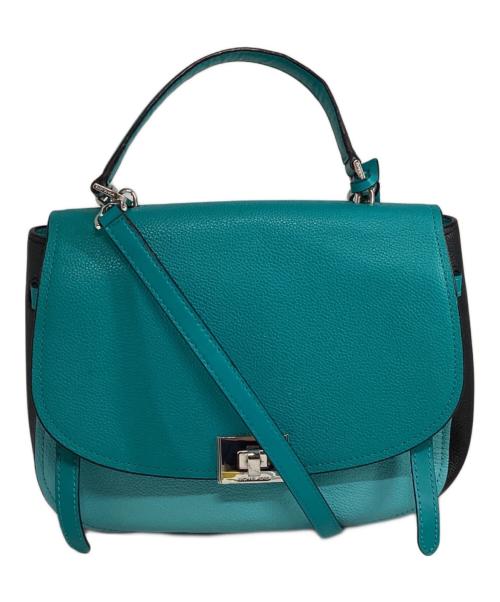 MICHAEL KORS（マイケル・コース）MICHAEL KORS (マイケル・コース) 2WAYバッグ ブルーの古着・服飾アイテム