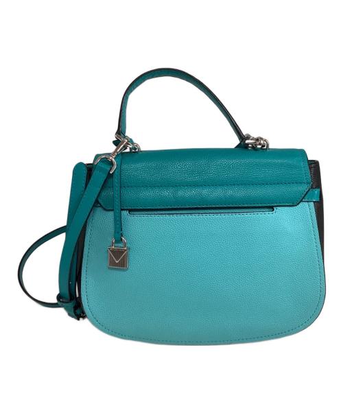 MICHAEL KORS（マイケル・コース）MICHAEL KORS (マイケル・コース) 2WAYバッグ ブルーの古着・服飾アイテム