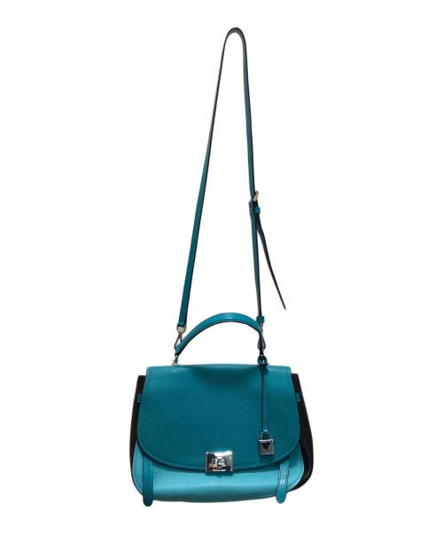 MICHAEL KORS（マイケル・コース）MICHAEL KORS (マイケル・コース) 2WAYバッグ ブルーの古着・服飾アイテム