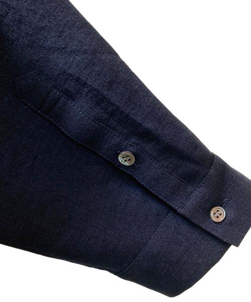 theory luxe（セオリーリュクス）theory luxe (セオリーリュクス) バンドカラーシャツワンピース ネイビー サイズ:38の古着・服飾アイテム