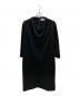 kay me（ケイミー）の古着「ドレープネックワンピース」｜ブラック