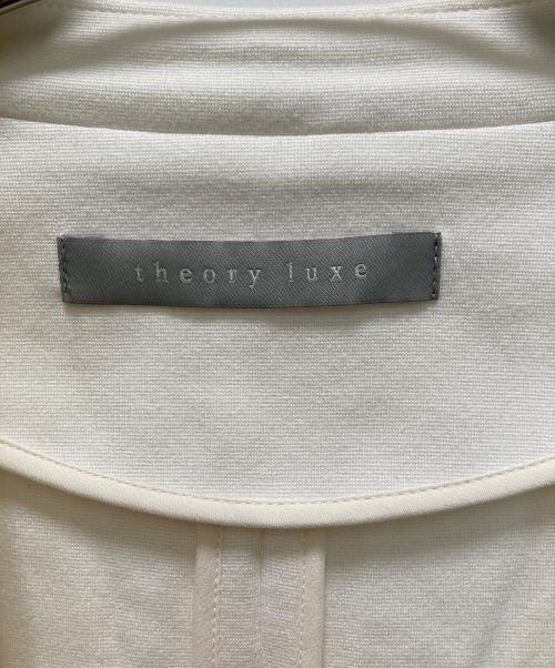 theory luxe（セオリーリュクス）theory luxe (セオリーリュクス) ノーカラージャケット ホワイト サイズ:42の古着・服飾アイテム