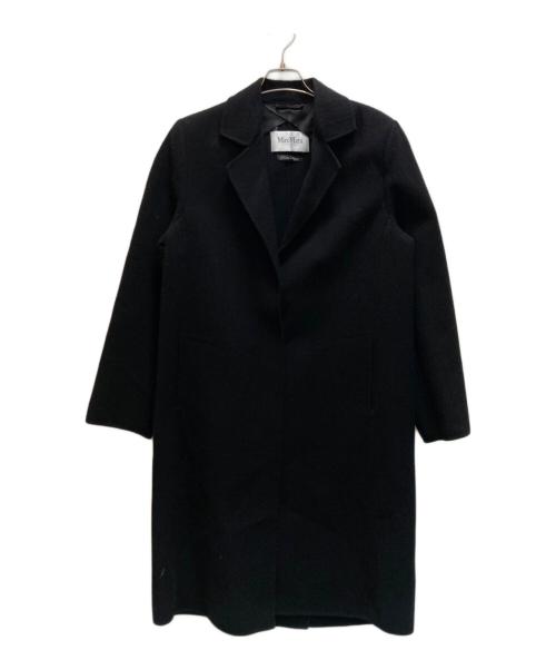 MaxMara（マックスマーラ）MaxMara (マックスマーラ) クチートアマーノ ウールチェスターコート ブラック サイズ:42の古着・服飾アイテム