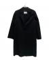 MaxMara（マックスマーラ）の古着「クチートアマーノ ウールチェスターコート」｜ブラック