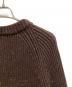 中古・古着 JIL SANDER (ジルサンダー) ネップローゲージニット ブラウン サイズ:52：16000円