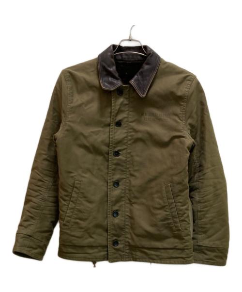 WACKO MARIA（ワコマリア）WACKO MARIA (ワコマリア) N1 裏ボアデッキジャケット グリーン サイズ:Mの古着・服飾アイテム