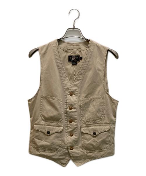 RRL（ダブルアールエル）RRL (ダブルアールエル) ワークベスト ベージュ サイズ:Sの古着・服飾アイテム