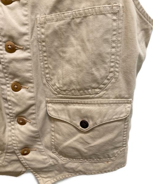 RRL（ダブルアールエル）RRL (ダブルアールエル) ワークベスト ベージュ サイズ:Sの古着・服飾アイテム