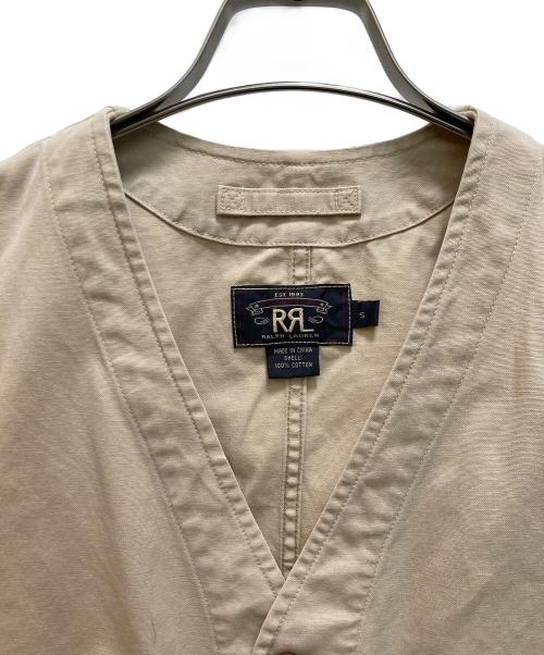 RRL（ダブルアールエル）RRL (ダブルアールエル) ワークベスト ベージュ サイズ:Sの古着・服飾アイテム