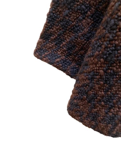 MOGA（モガ）MOGA (モガ) ロービング千鳥Aラインコート パープル サイズ:1の古着・服飾アイテム