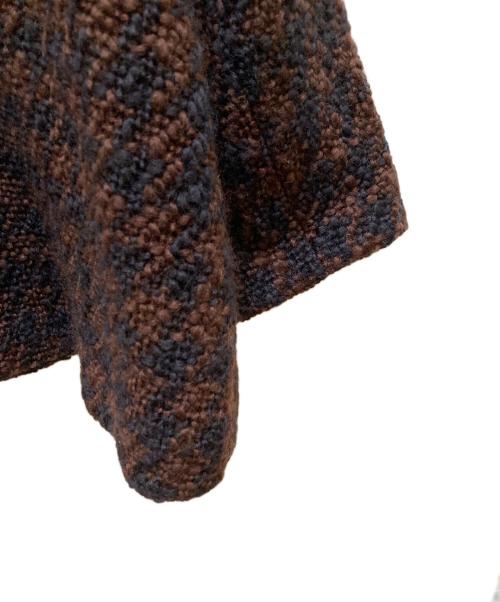 MOGA（モガ）MOGA (モガ) ロービング千鳥Aラインコート パープル サイズ:1の古着・服飾アイテム