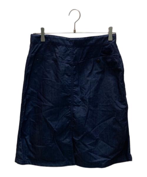 THE NORTH FACE（ザ ノース フェイス）THE NORTH FACE (ザ ノース フェイス) ナイロンデニムフィールドスカート ネイビー サイズ:Mの古着・服飾アイテム