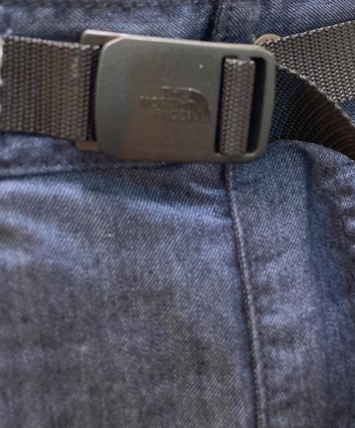 THE NORTH FACE（ザ ノース フェイス）THE NORTH FACE (ザ ノース フェイス) ナイロンデニムフィールドスカート ネイビー サイズ:Mの古着・服飾アイテム