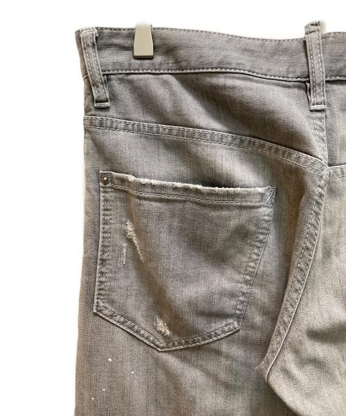 DSQUARED2（ディースクエアード）DSQUARED2 (ディースクエアード) セクシーツイスト ダメージ加工デニムパンツ グレー サイズ:48の古着・服飾アイテム