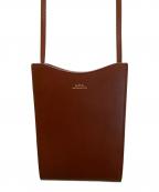 A.P.C.アーペーセー）の古着「JEMIE ネックポーチ」｜ブラウン