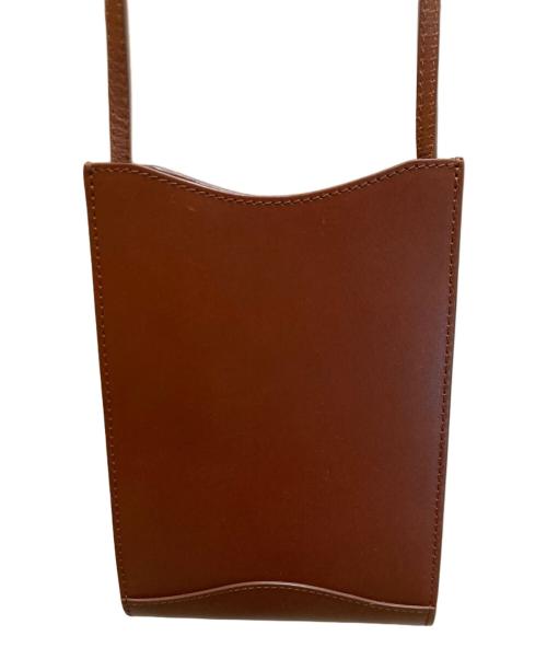 A.P.C.（アーペーセー）A.P.C. (アーペーセー) JEMIE ネックポーチ ブラウンの古着・服飾アイテム