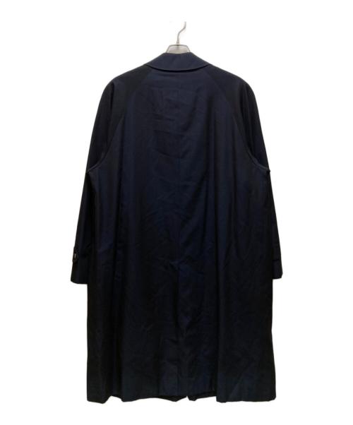 Burberry's（バーバリー）Burberry's (バーバリーズ) ヴィンテージウール・シルクステンカラーコート ネイビー サイズ: 96-180-7の古着・服飾アイテム