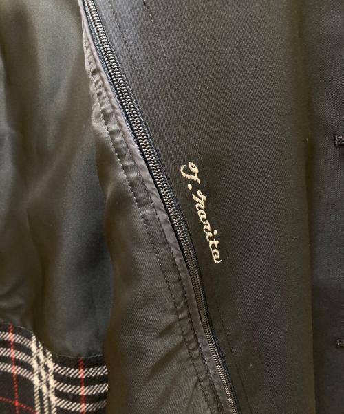 Burberry's（バーバリー）Burberry's (バーバリーズ) ヴィンテージウール・シルクステンカラーコート ネイビー サイズ: 96-180-7の古着・服飾アイテム