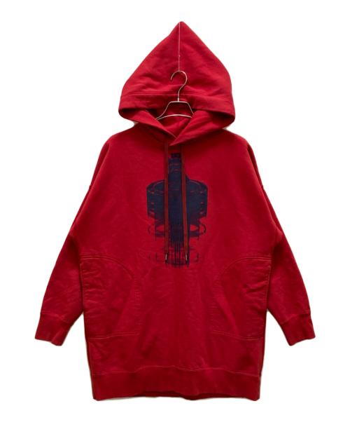 Vivienne Westwood RED LABEL（ヴィヴィアンウエストウッドレッドレーベル）Vivienne Westwood RED LABEL (ヴィヴィアンウエストウッドレッドレーベル) プルオーバーパーカーワンピース レッド サイズ:00の古着・服飾アイテム