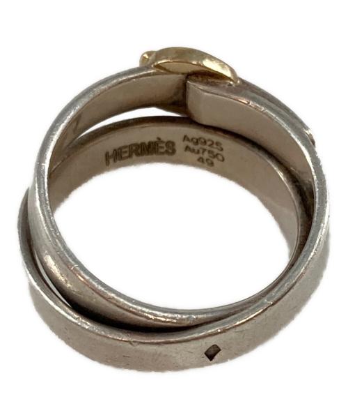 HERMES（エルメス）HERMES (エルメス) ダブルトゥール リング サイズ:8号の古着・服飾アイテム