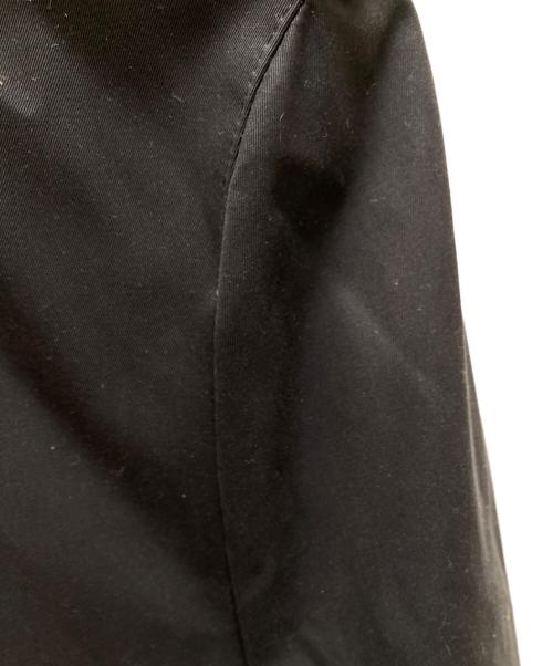 BARNEYS NEWYORK（バーニーズ・ニューヨーク）BARNEYS NEWYORK (バーニーズ・ニューヨーク) ツイードライナー付トレンチコート ブラック サイズ:XLの古着・服飾アイテム