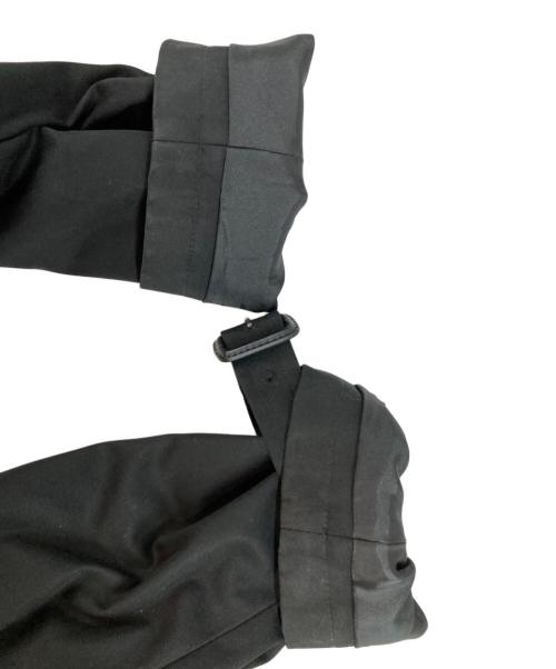 BARNEYS NEWYORK（バーニーズ・ニューヨーク）BARNEYS NEWYORK (バーニーズ・ニューヨーク) ツイードライナー付トレンチコート ブラック サイズ:XLの古着・服飾アイテム