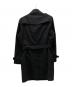 BARNEYS NEWYORK (バーニーズ・ニューヨーク) ツイードライナー付トレンチコート ブラック サイズ:XL：8000円