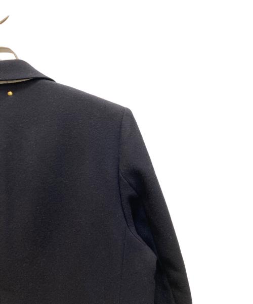 PAUL SMITH（ポールスミス）Paul Smith (ポールスミス) 裏地マルチカラーキルティングチェスターコート ブラック サイズ:Lの古着・服飾アイテム