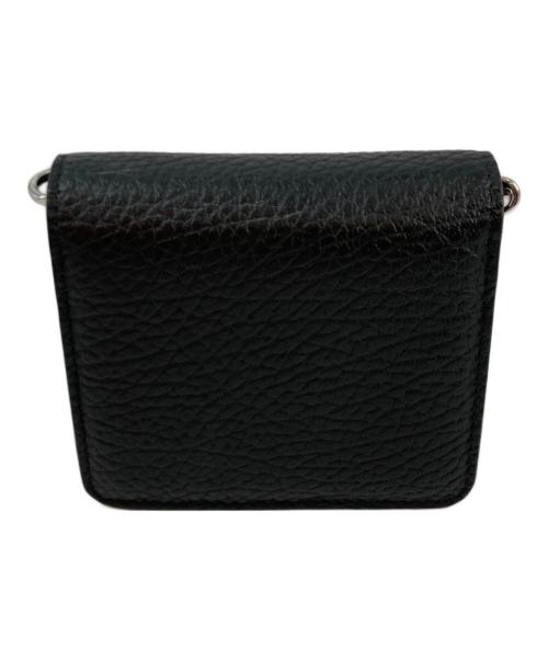 Maison Margiela（メゾンマルジェラ）Maison Margiela (メゾンマルジェラ) グレインレザー チェーンウォレット ブラックの古着・服飾アイテム