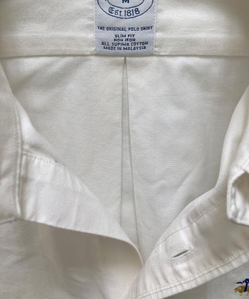 BROOKS BROTHERS（ブルックスブラザーズ）BROOKS BROTHERS (ブルックスブラザーズ) ボタンダウンオックスフォードシャツ ホワイト サイズ:Mの古着・服飾アイテム