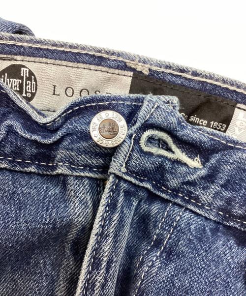 SILVER TAB（シルバータブ）SILVER TAB (シルバータブ) ルーズフィットデニムパンツ インディゴ サイズ:W36×91cmの古着・服飾アイテム