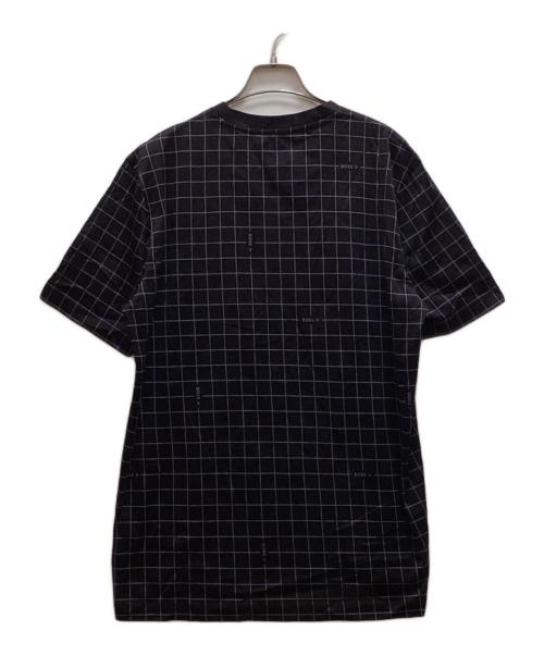 BOSS（ボス）BOSS (ボス) チェックTシャツ ブラック サイズ:Lの古着・服飾アイテム