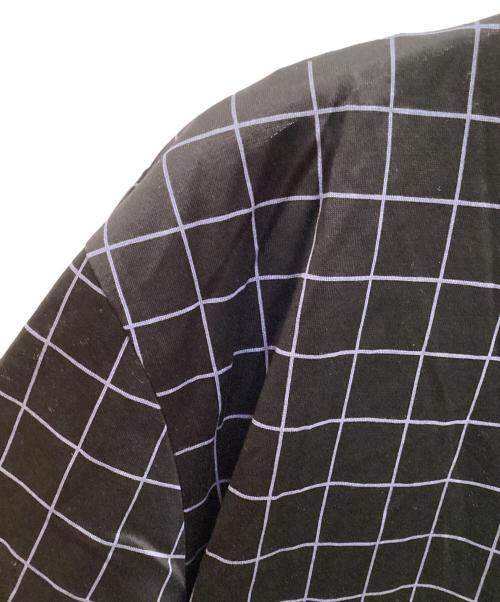 BOSS（ボス）BOSS (ボス) チェックTシャツ ブラック サイズ:Lの古着・服飾アイテム