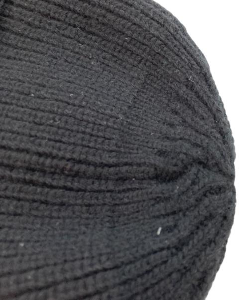 CELINE（セリーヌ）CELINE (セリーヌ) ロゴワッペンニット帽 ブラック サイズ:TUの古着・服飾アイテム