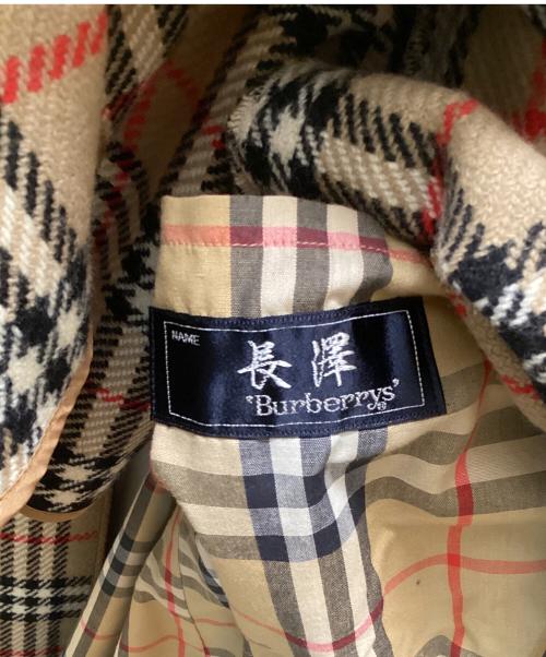 Burberry's（バーバリーズ）Burberry's (バーバリーズ) ヴィンテージノバチェックライナーステンカラーコート ベージュ サイズ:175の古着・服飾アイテム