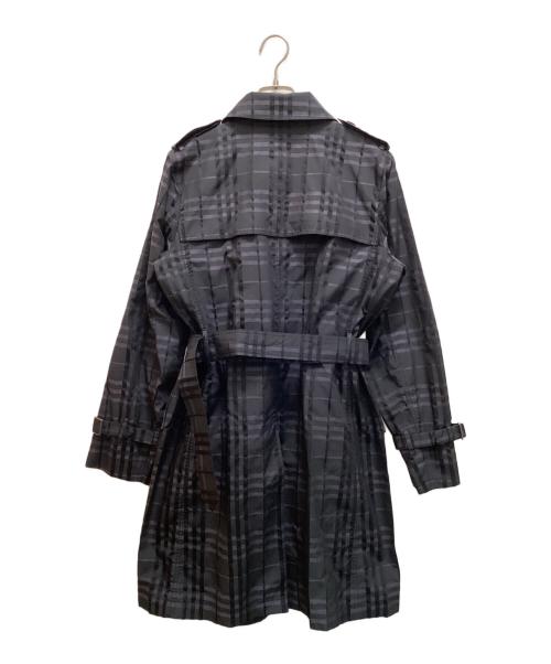 BURBERRY LONDON（バーバリーロンドン）BURBERRY LONDON (バーバリーロンドン) チェックトレンチコート ブラック サイズ:11の古着・服飾アイテム