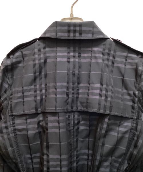 BURBERRY LONDON（バーバリーロンドン）BURBERRY LONDON (バーバリーロンドン) チェックトレンチコート ブラック サイズ:11の古着・服飾アイテム