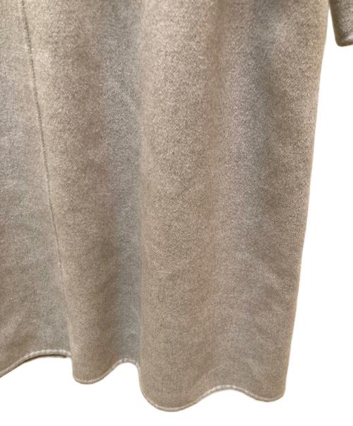 'S Max Mara（エスマックスマーラ）'S Max Mara (エスマックスマーラ) クチート・ア・マーノ ウールガウンロングコート グレー サイズ:40の古着・服飾アイテム